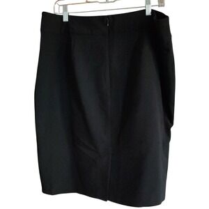 The Limited Skirt The New Drew Black Slit In The‎ Back Stretch Womens Fourteen